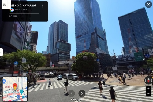 ストリートビュー　表示されない